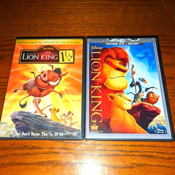 Lion King DVD Lot Disney 🍿 🎥 Family Movie Night Bundle 🔥 📀 - Picture 2 of 2